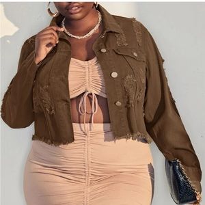 Distressed Jean Jacket